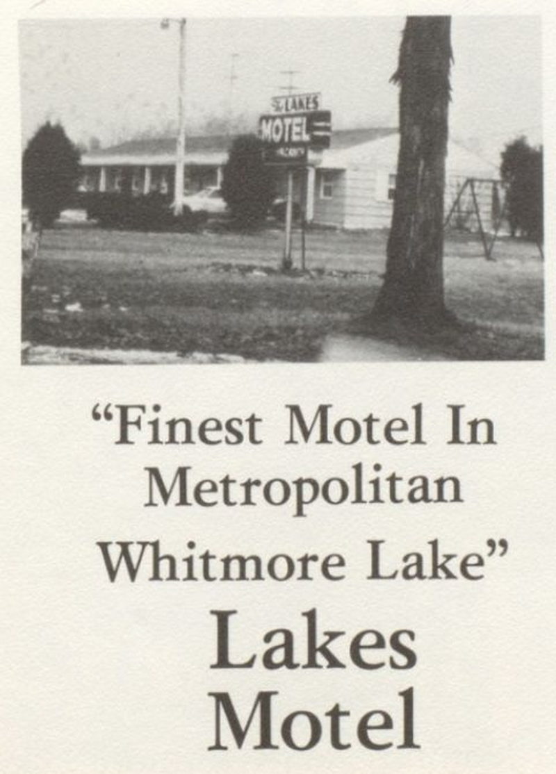 Lakes Motel - Old Yearbook Ad (newer photo)